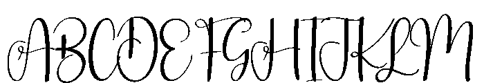 Audreyana Font UPPERCASE