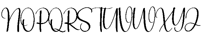 Audreyana Font UPPERCASE
