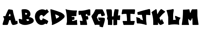 Augmented Funk Regular Font UPPERCASE