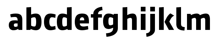 August Sans Reduced 75 Bold Font LOWERCASE