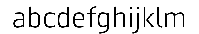 AugustSansReduced-Light Font LOWERCASE