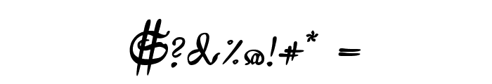 AuldMagick Bold Italic Font OTHER CHARS