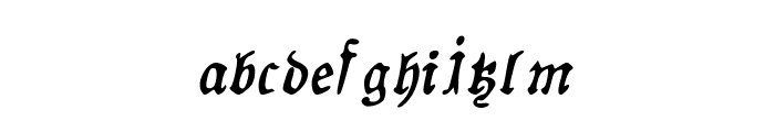 AuldMagick Bold Italic Font LOWERCASE