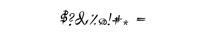 AuldMagick Italic Font OTHER CHARS