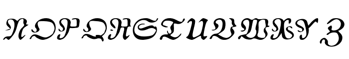 AuldMagick Italic Font UPPERCASE