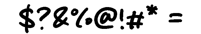 Aulia Callista Font OTHER CHARS