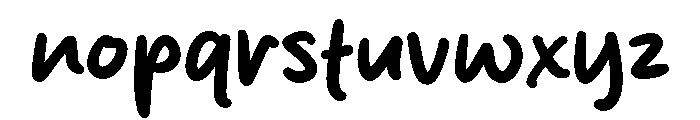 Aulia Callista Font LOWERCASE
