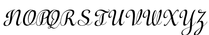 Aulyars Italic Font UPPERCASE