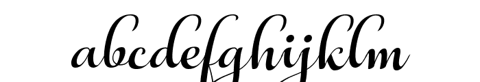 Aulyars Italic Font LOWERCASE