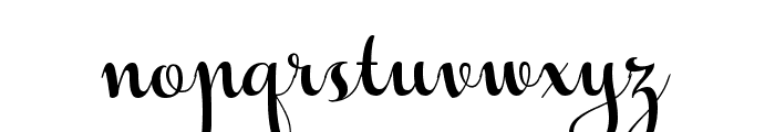 Aulyars Font LOWERCASE