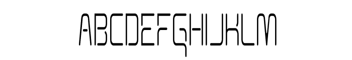 Aunchanted Condense Font UPPERCASE
