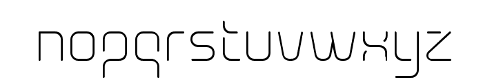 Aunchanted Thin Font LOWERCASE