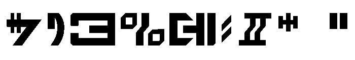 Aurebesh AF Legends Tech Font OTHER CHARS