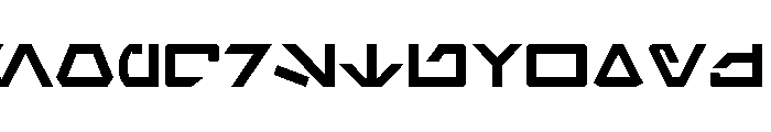 Aurebesh AF Legends Tech Font LOWERCASE