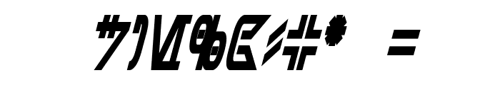 Aurebesh Condensed Bold Font OTHER CHARS
