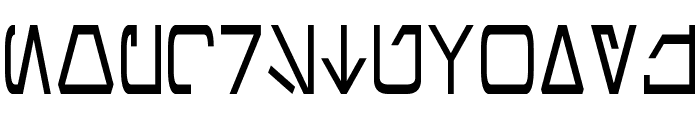 Aurebesh Condensed Font LOWERCASE