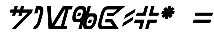 Aurebesh Italic Font OTHER CHARS