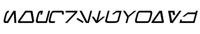 Aurebesh Italic Font LOWERCASE