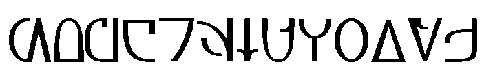 Aurebesh_Rodian Font UPPERCASE
