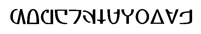 Aurebesh_Rodian Font LOWERCASE