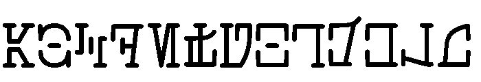 Aurebesh_Typewriter Font UPPERCASE