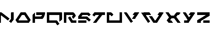 Aurebesh_english Regular Font UPPERCASE
