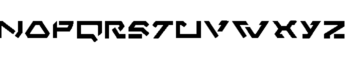 Aurebesh_english Regular Font LOWERCASE