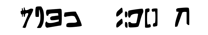 Aurek-Besh Hand Font OTHER CHARS