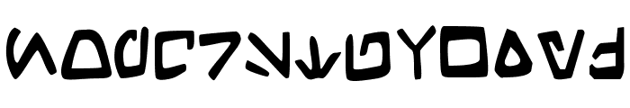 Aurek-Besh Hand Font LOWERCASE