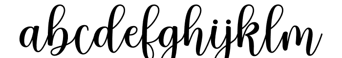 Aurely Lovely Font LOWERCASE