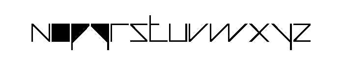 Auricom Filled Font LOWERCASE