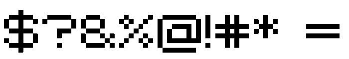 Aurora 24 Regular Font OTHER CHARS