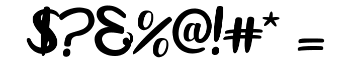 Austhin Font OTHER CHARS