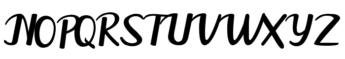 Austhin Font UPPERCASE