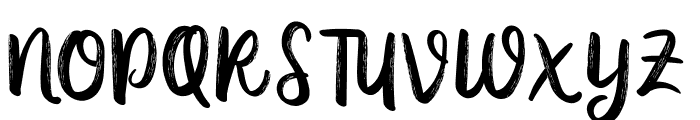 AusthinaBrushCalligraphyScratch Font UPPERCASE
