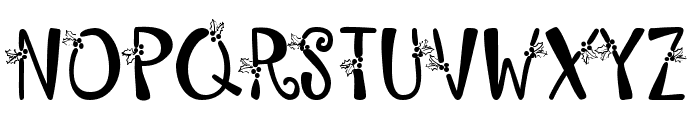 Austie Bost Happy Holly Font UPPERCASE