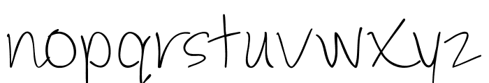 Austie Bost In a Rush Font LOWERCASE