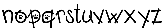 Austie Bost Kitten Klub Font LOWERCASE