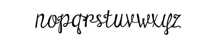 Austie Bost There For You Font LOWERCASE