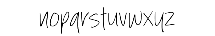 Austra Down Font LOWERCASE