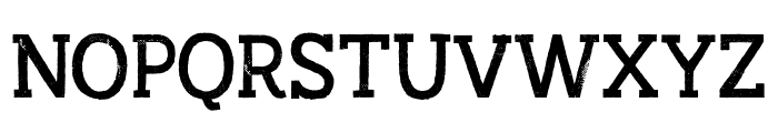AustralSlabRust-Regular Font UPPERCASE