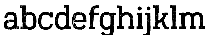AustralSlabRust-Regular Font LOWERCASE