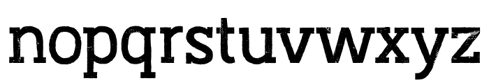 AustralSlabRust-Regular Font LOWERCASE