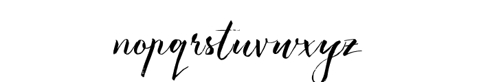 Authentic Regular Font LOWERCASE