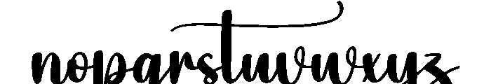 Author1 Font LOWERCASE