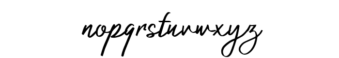 Authorized Signature Regular Font LOWERCASE