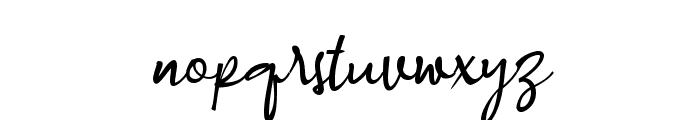 Authorized_Signature Font LOWERCASE