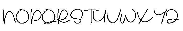 Autism Font UPPERCASE