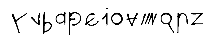 Auto Memory Doll Regular Font LOWERCASE