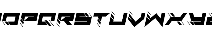 Auto Techno Italic Font LOWERCASE